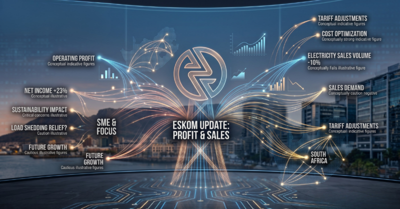 Eskom profit doubles as electricity sales fall, raising questions for SMEs