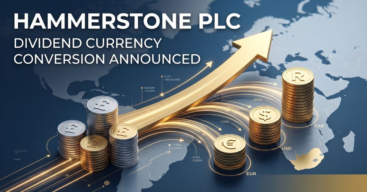 Hammerstone PLC announces dividend currency conversion