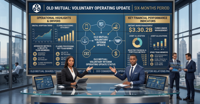 Old Mutual releases six-month voluntary operating update
