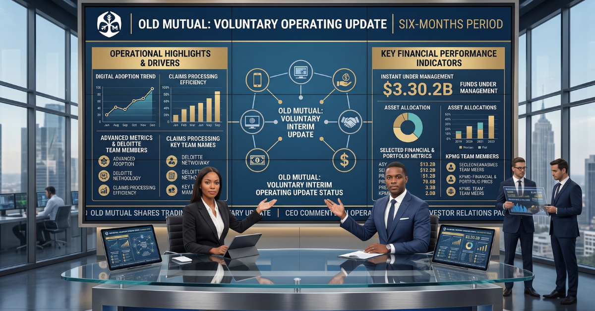 Old Mutual releases six-month voluntary operating update