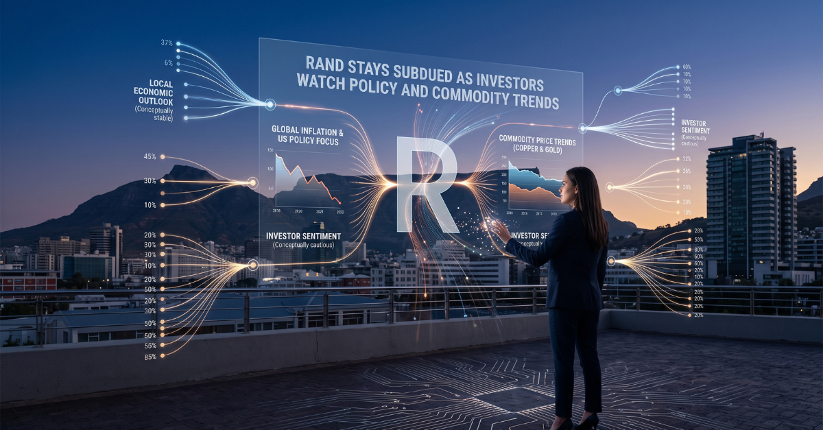 Rand stays subdued as investors watch policy and commodity trends