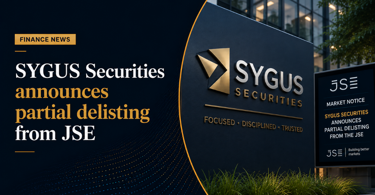 SYGUS Securities announces partial delisting from JSE