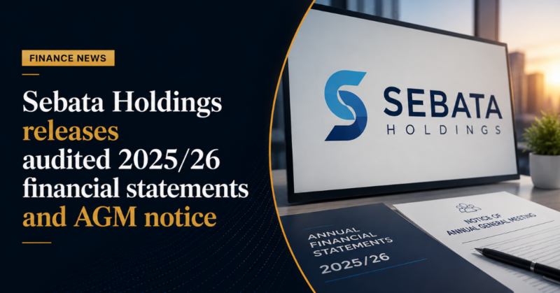 Sebata Holdings releases audited 2025/26 financial statements and AGM notice