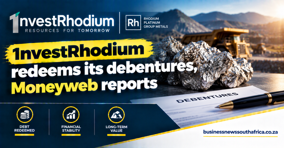 1nvestRhodium redeems its debentures, Moneyweb reports
