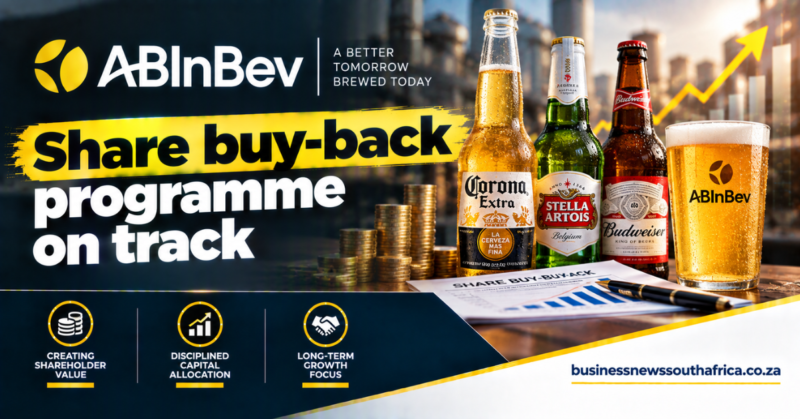AB InBev SA/NV reports progress on 2025 share buy-back programme