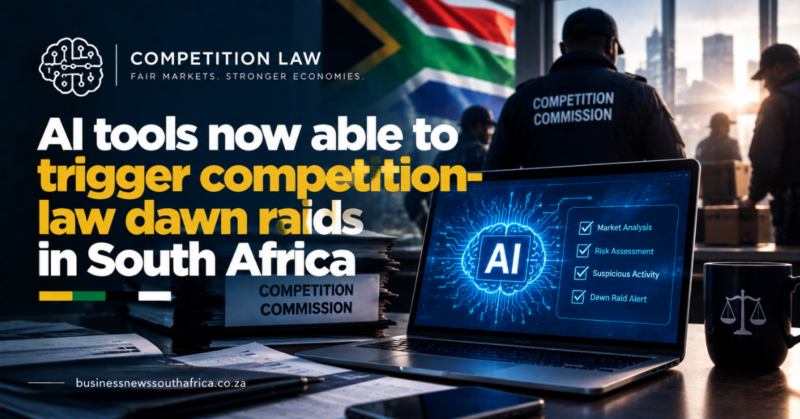 AI tools now able to trigger competition-law dawn raids in South Africa