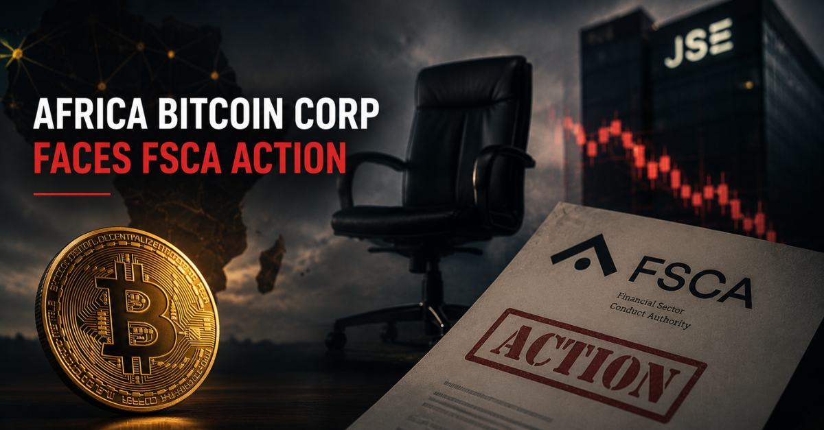 Africa Bitcoin Corp faces FSCA action, appoints interim CEO and sees board resignations
