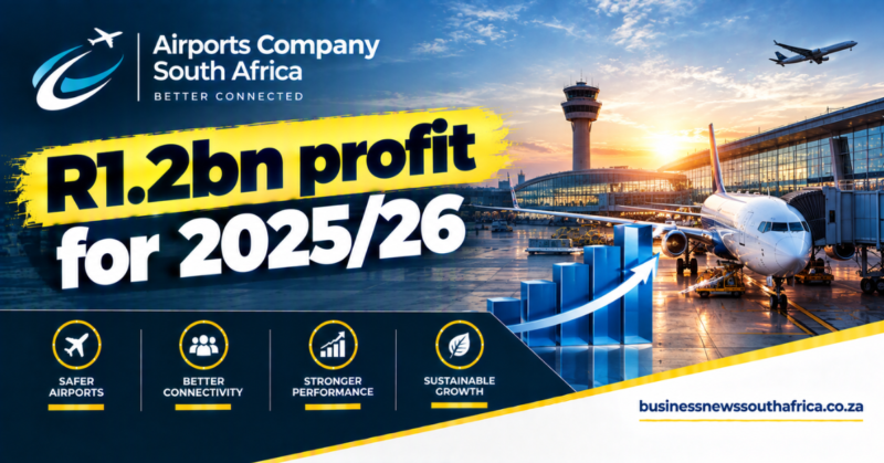Airports Company South Africa reports R1.2bn profit for 2025/26