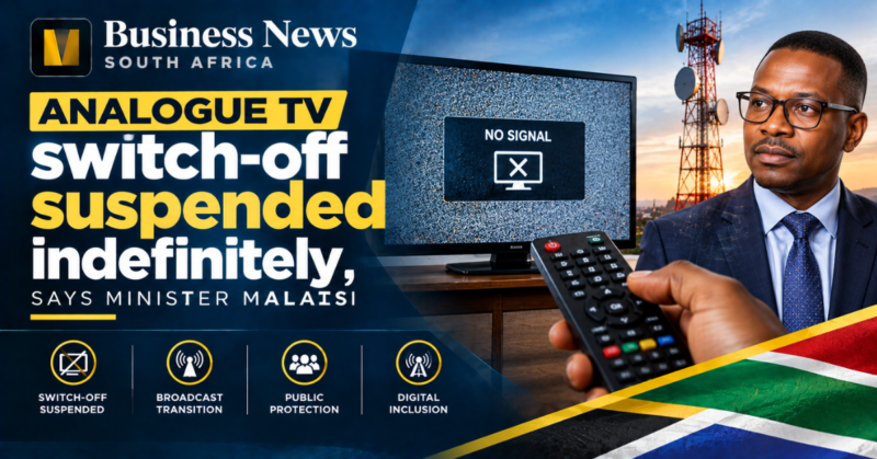 Analogue TV switch-off suspended indefinitely, says Minister Malatsi