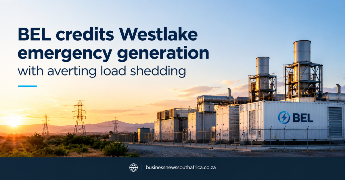 BEL credits Westlake emergency generation with averting load shedding