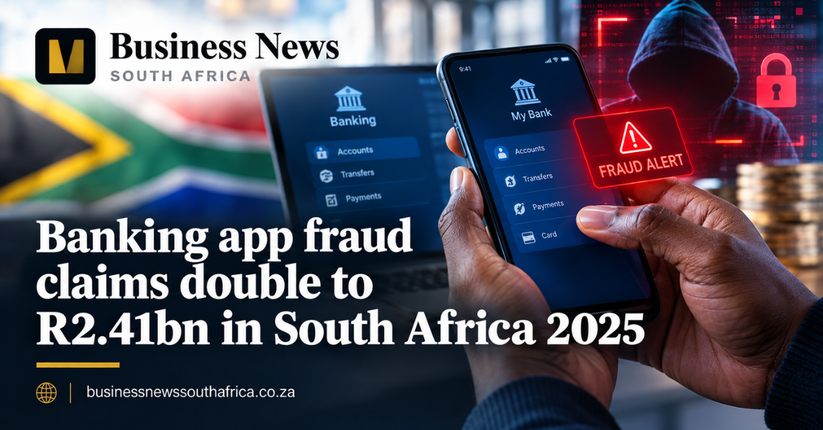Banking app fraud claims double to R2.41bn in South Africa 2025