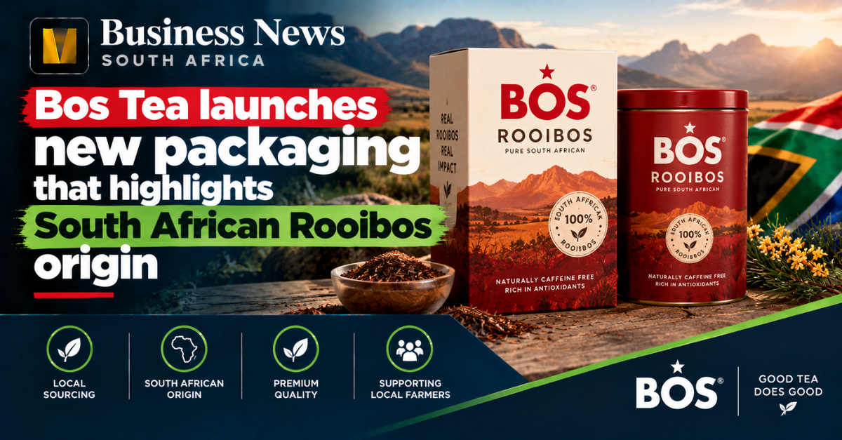 Bos Tea launches new packaging that highlights South African Rooibos origin