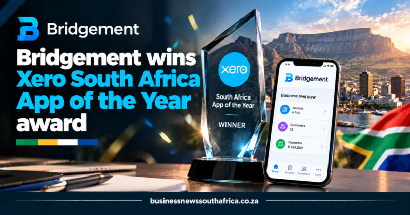 Bridgement wins Xero South Africa App of the Year award