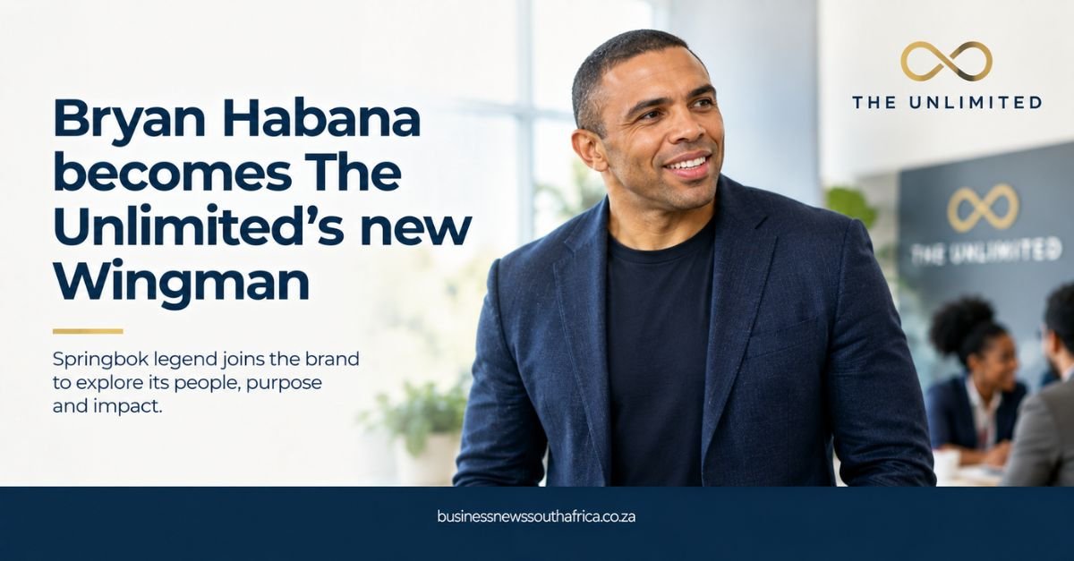 Bryan Habana joins The Unlimited as brand ambassador to showcase its impact