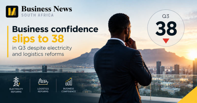 Business confidence slips to 38 in Q3 despite electricity and logistics reforms