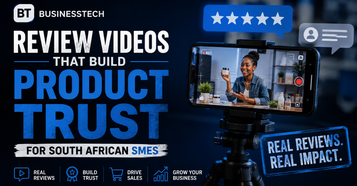 BusinessTech offers review videos to help South African SMEs build product trust
