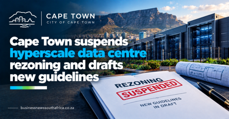 Cape Town suspends hyperscale data centre rezoning and drafts new guidelines