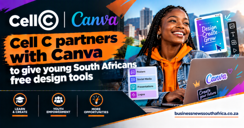 Cell C partners with Canva to give young South Africans free design tools