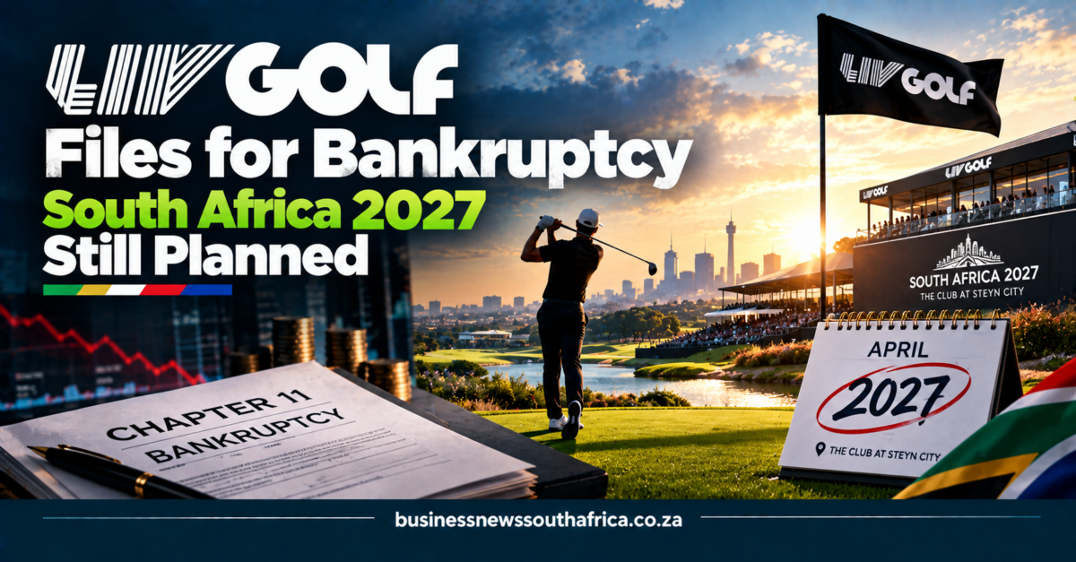 LIV Golf Files for Bankruptcy, but South Africa’s 2027 Event Still Planned