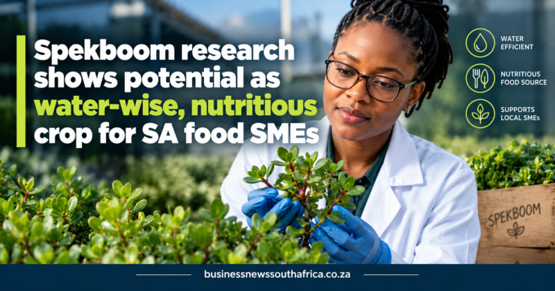 Spekboom research shows potential as water-wise, nutritious crop for SA food SMEs