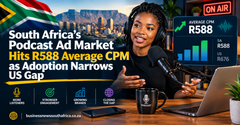 South Africa’s Podcast Ad Market Hits R588 Average CPM as Adoption Narrows US Gap