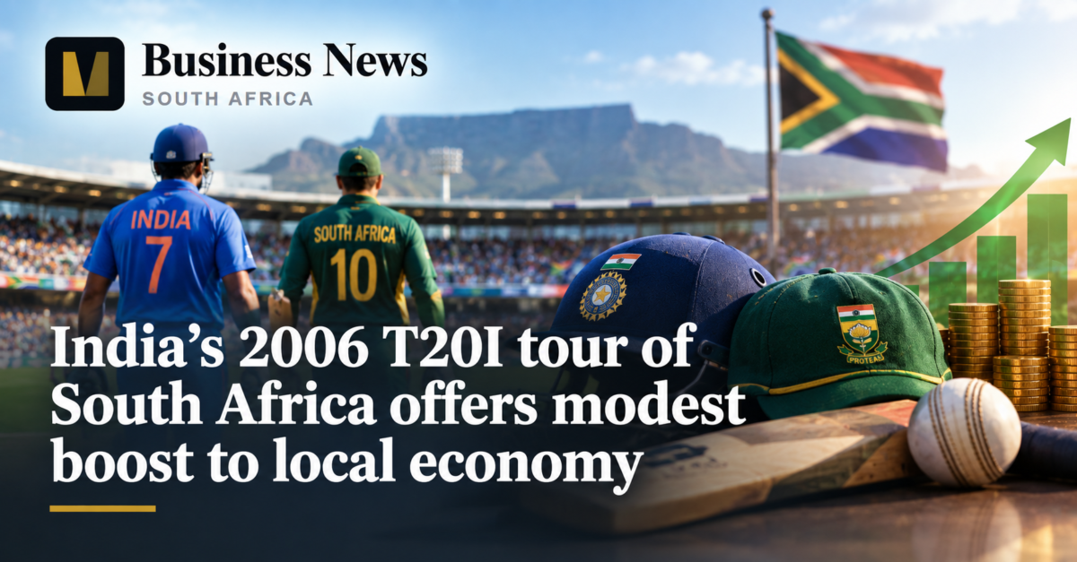 India’s 2006 T20I tour of South Africa offers modest boost to local economy