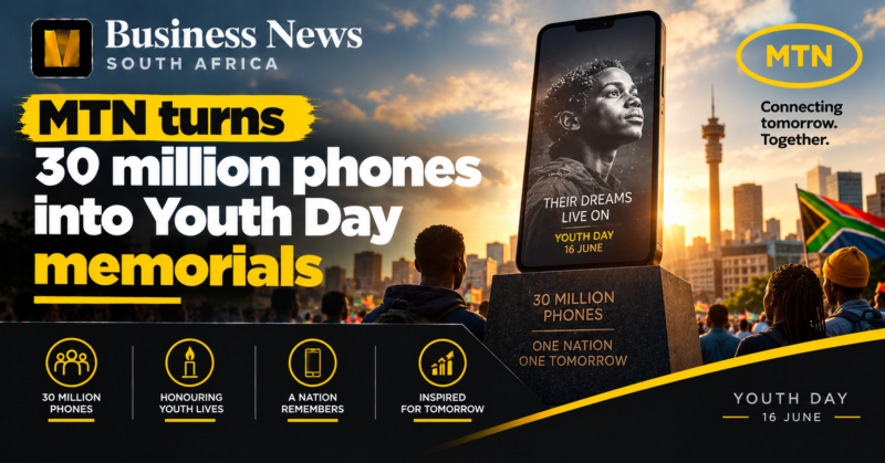 MTN turns 30 million phones into Youth Day memorials