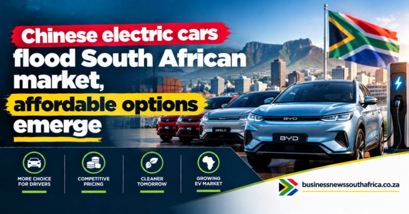 Chinese electric cars flood South African market, affordable options emerge