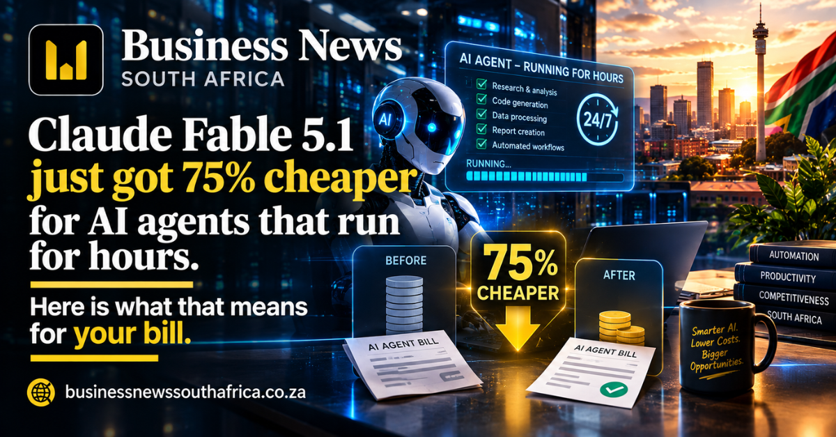 Claude Fable 5.1 just got 75% cheaper for AI agents that run for hours. Here is what that means for your bill