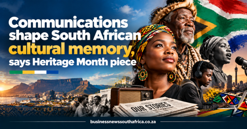 Communications shape South African cultural memory, says Heritage Month piece