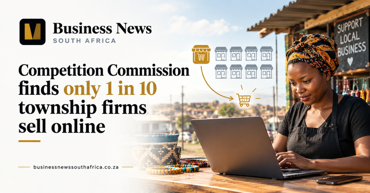 Competition Commission finds only 1 in 10 township firms sell online