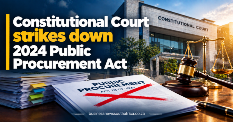 Constitutional Court strikes down 2024 Public Procurement Act