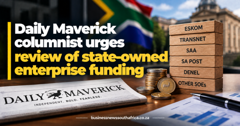 Daily Maverick columnist urges review of state-owned enterprise funding