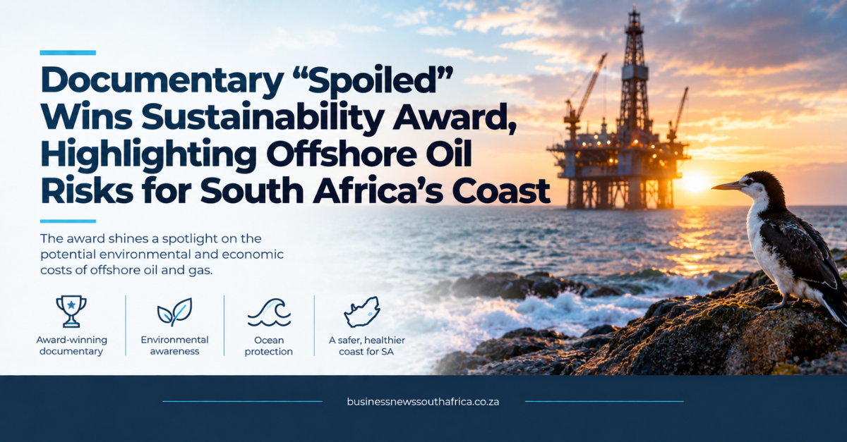 Documentary “Spoiled” Wins Sustainability Award, Highlighting Offshore Oil Risks for South Africa’s Coast
