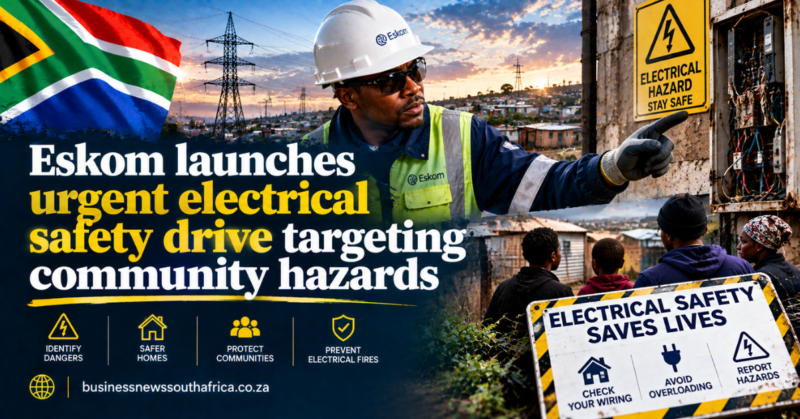 Eskom launches urgent electrical safety drive targeting community hazards