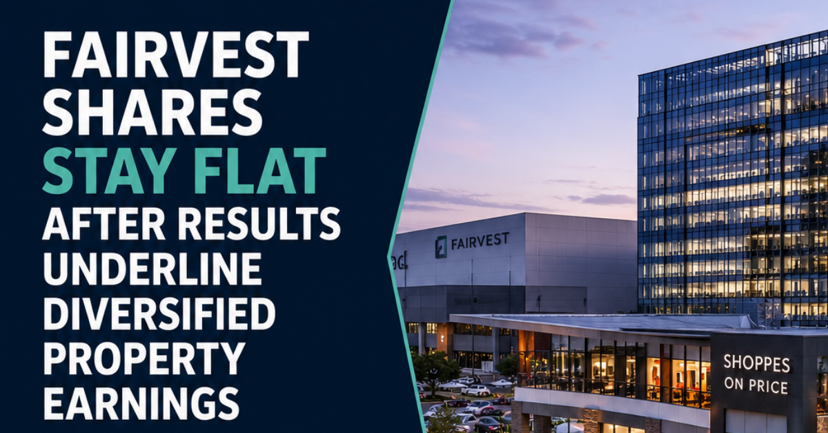 Fairvest shares stay flat after results underline diversified property earnings