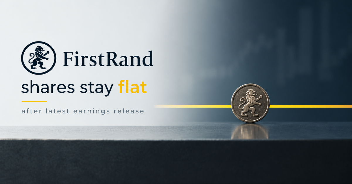 FirstRand shares stay flat after latest earnings release