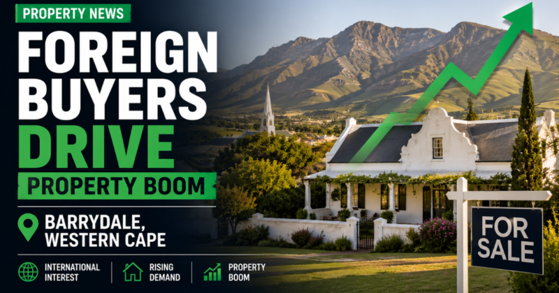 Foreign buyers drive property boom in Barrydale, Western Cape