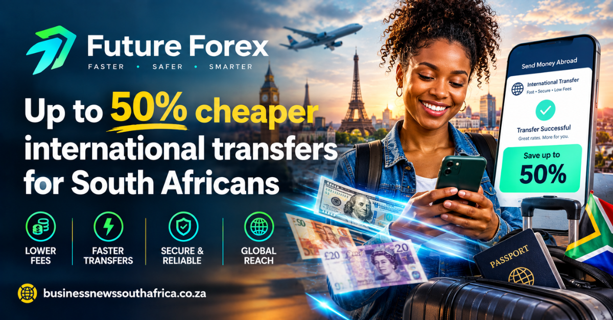 Future Forex promises up to 50% cheaper international transfers for South Africans
