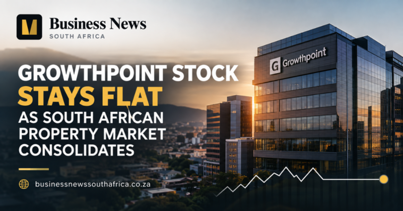 Growthpoint stock stays flat as South African property market consolidates