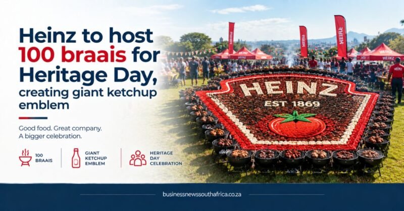Heinz to host 100 braais for Heritage Day, creating giant ketchup emblem