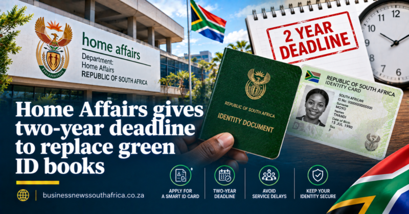 Home Affairs gives two-year deadline to replace green ID books