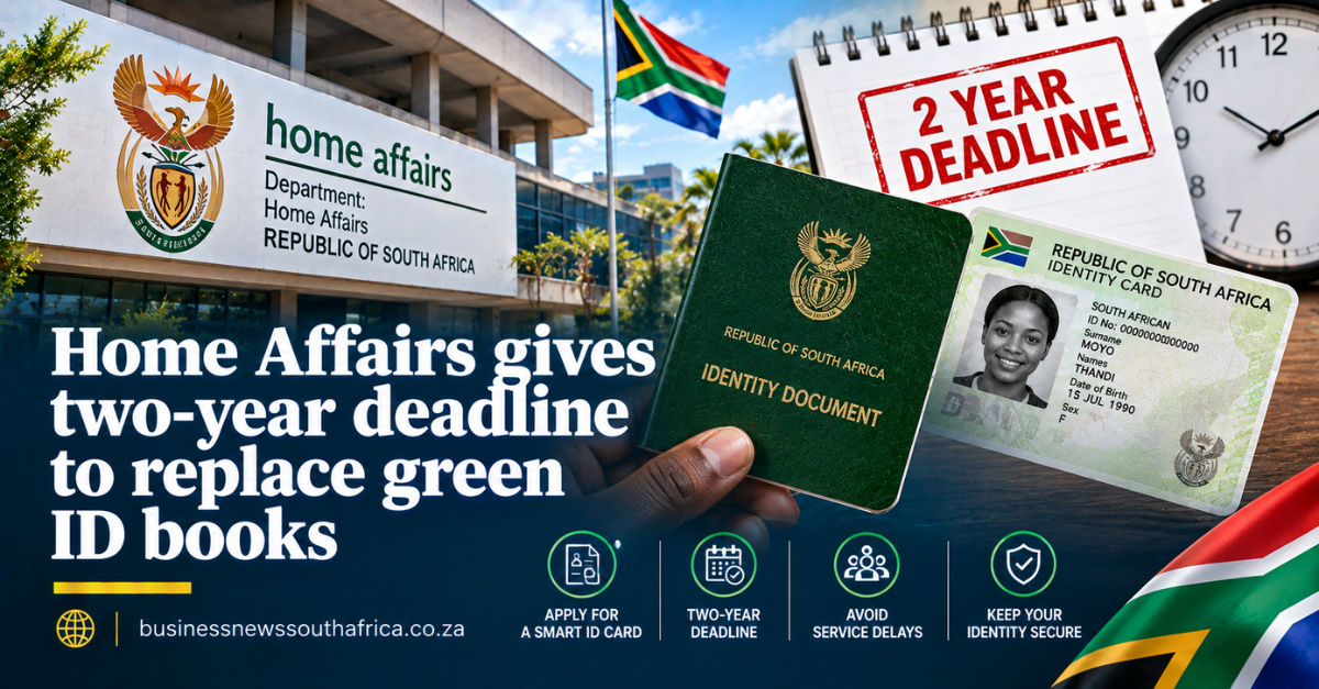 Home Affairs gives two-year deadline to replace green ID books