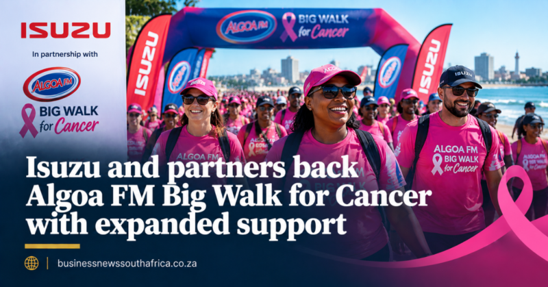 Isuzu and partners back Algoa FM Big Walk for Cancer with expanded support