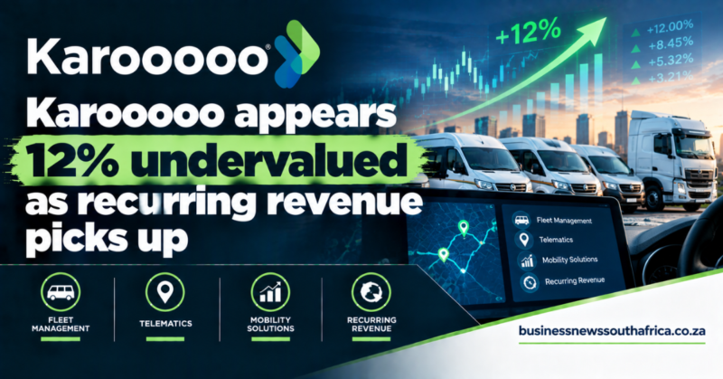 Karooooo appears 12% undervalued as recurring revenue picks up