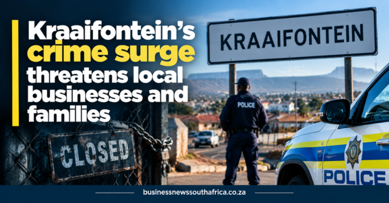 Kraaifontein’s crime surge threatens local businesses and families