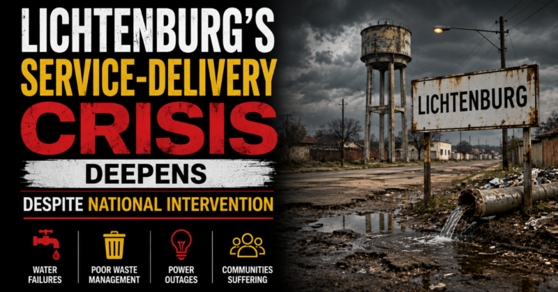 Lichtenburg’s service-delivery crisis deepens despite national intervention
