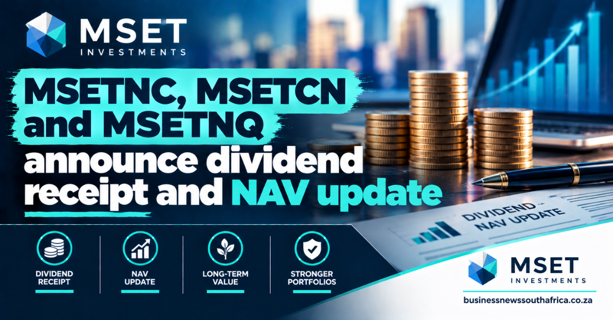 MSETNC, MSETCN and MSETNQ announce dividend receipt and NAV update