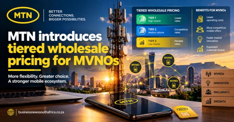MTN introduces tiered wholesale pricing for MVNOs