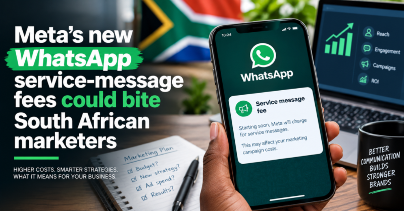 Meta’s new WhatsApp service-message fees could bite South African marketers